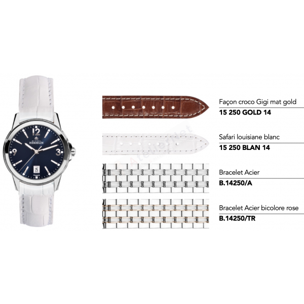 Bracelets Michel Herbelin - AMBASSADE - 14250-Bracelet de montre-AtelierNet