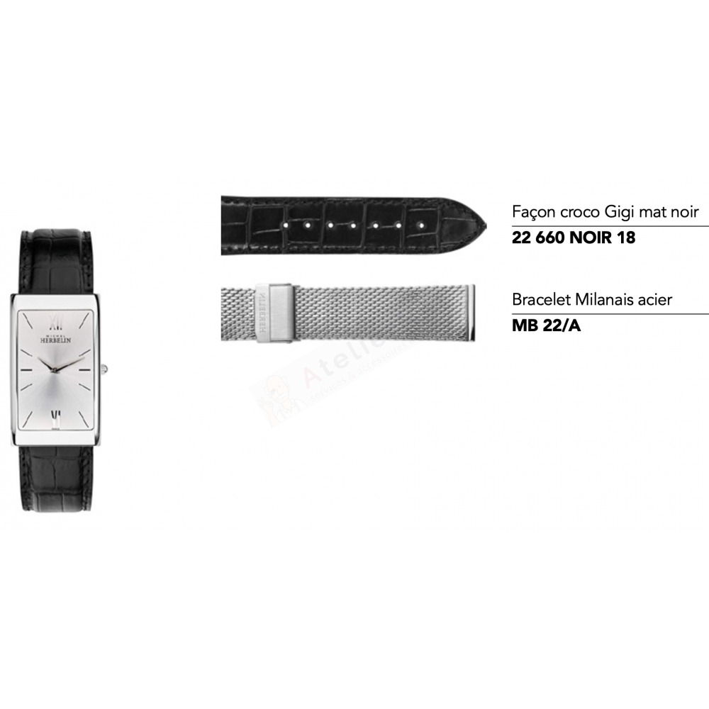 Bracelets Michel Herbelin - GRAND PALAIS / 17660-Bracelet de montre-AtelierNet