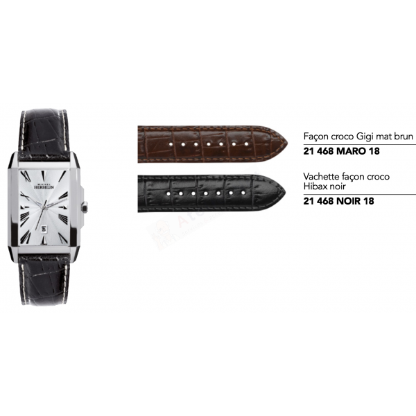 Bracelets Michel Herbelin Cuir - KHARGA / 12472-Bracelet de montre-AtelierNet