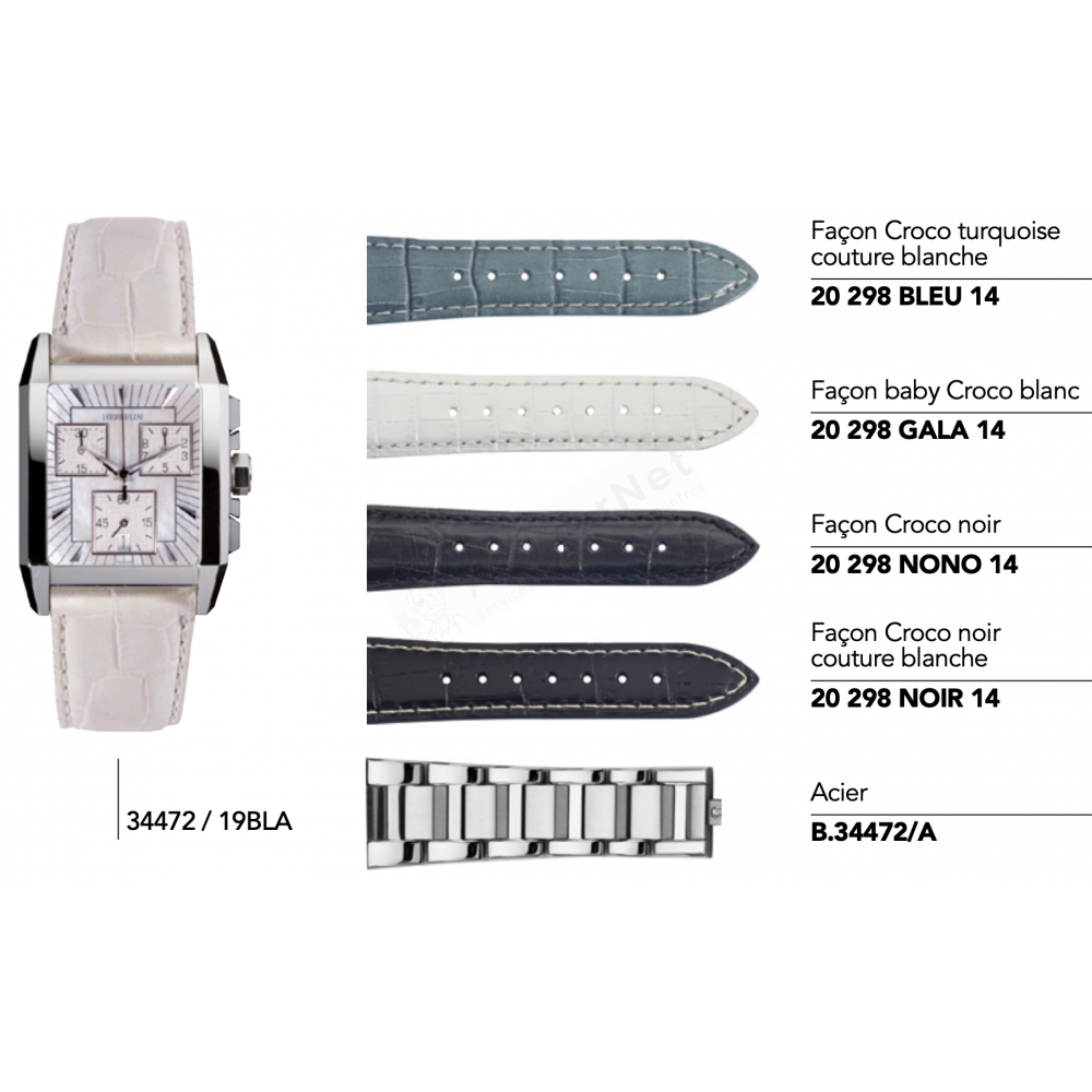 copy of Bracelet acier Michel Herbelin - 1662 / B34462-Bracelets de montres-AtelierNet
