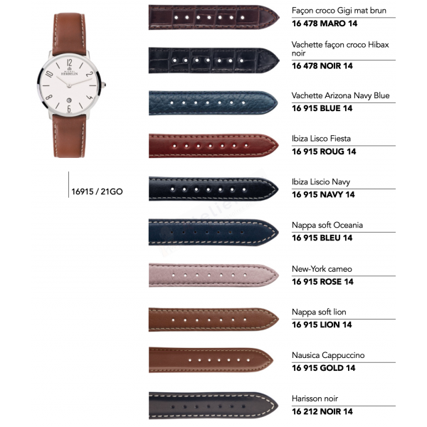 Bracelets Michel Herbelin - CITY - 16915 1/2-Bracelet de montre-AtelierNet