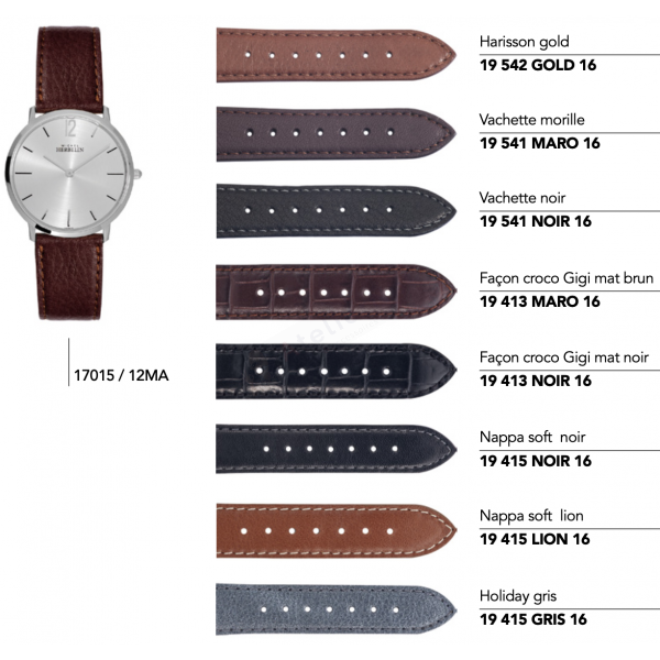 Bracelets Michel Herbelin - CITY / 17015 - 17415 - 1/2-Bracelet de montre-AtelierNet