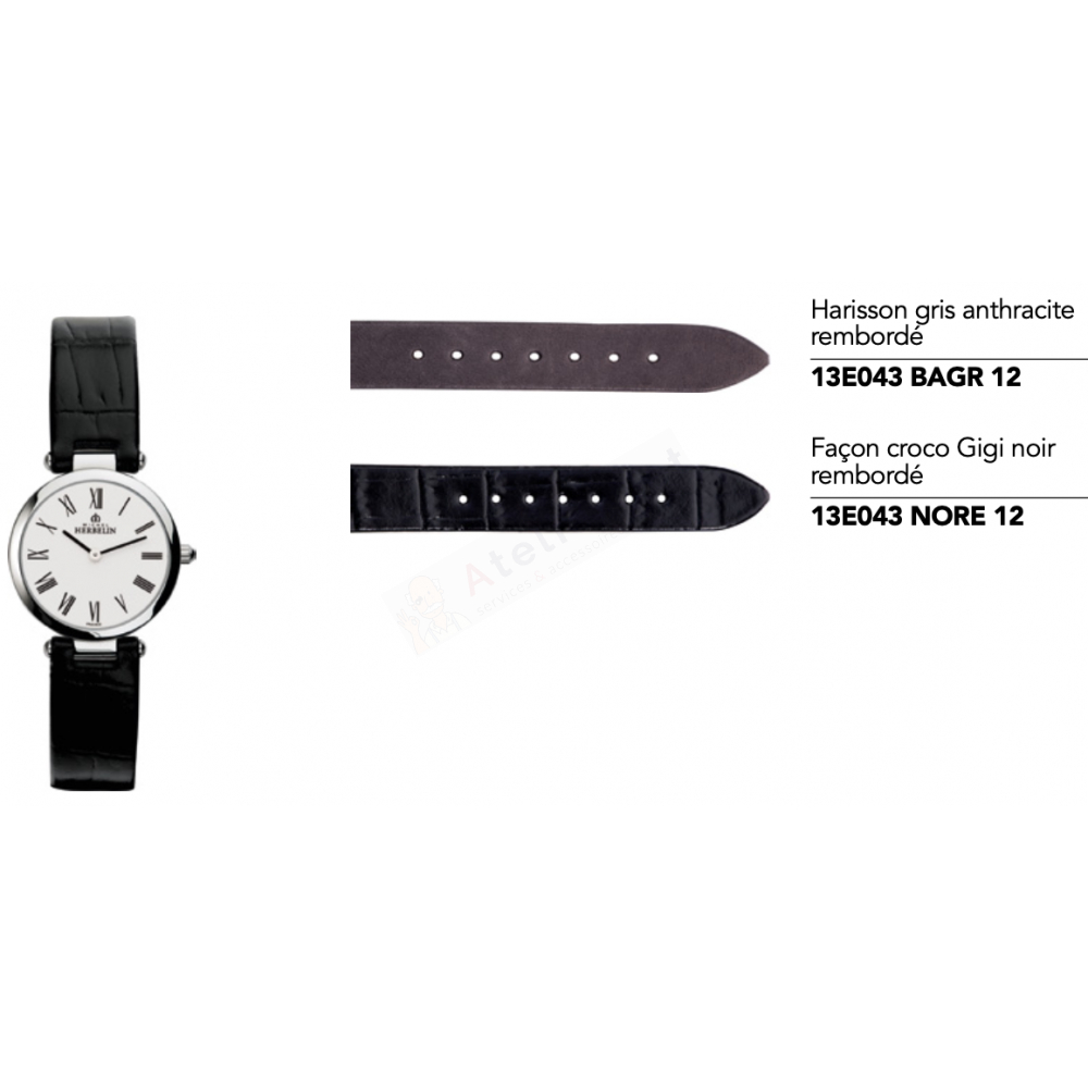 Bracelets Michel Herbelin Cuir - EPSILON / 1043-Bracelet de montre-AtelierNet