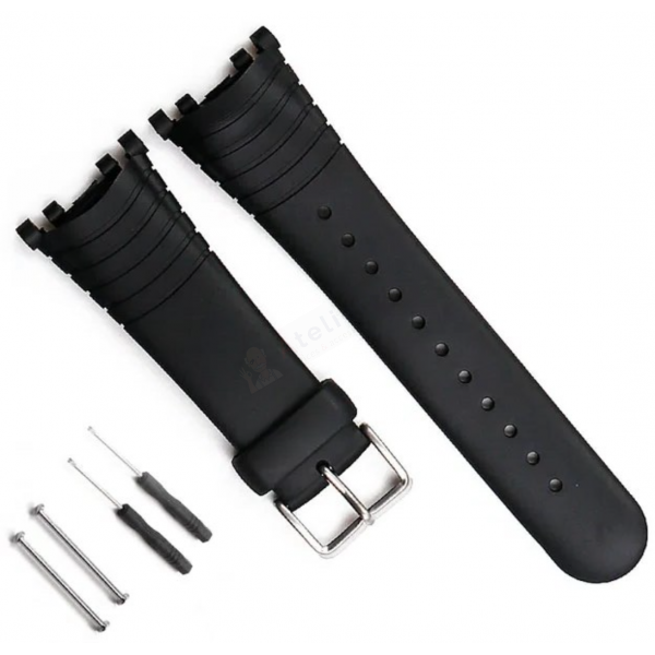 Bracelet générique en silicone Suunto - VECTOR / SS004768000-Bracelet Montre Silicone / Caoutchouc-AtelierNet