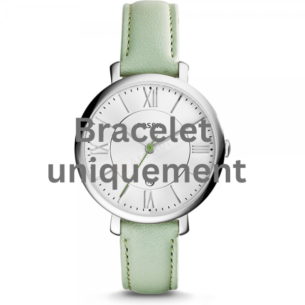 Bracelet leather green Fossil - JACQUELINE / ES3734-Bracelets de montres-AtelierNet