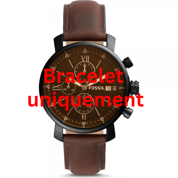 Bracelet cuir brun Fossil - RHETT / BQ2459-Bracelet de montre-AtelierNet