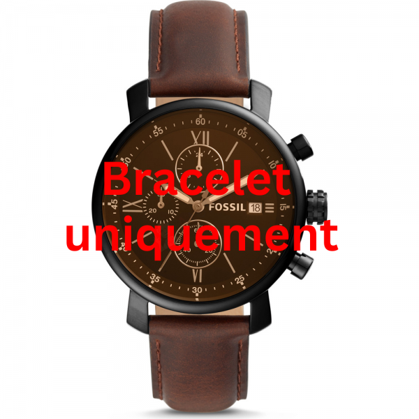 Bracelet leather brown Fossil - RHETT / BQ2459-Bracelets de montres-AtelierNet