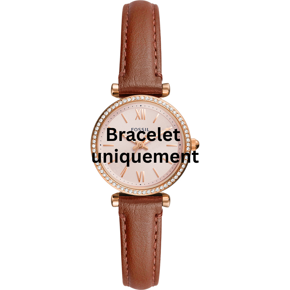 Bracelet leather brown Fossil - CARLIE MINI / ES5112-Bracelets de montres-AtelierNet