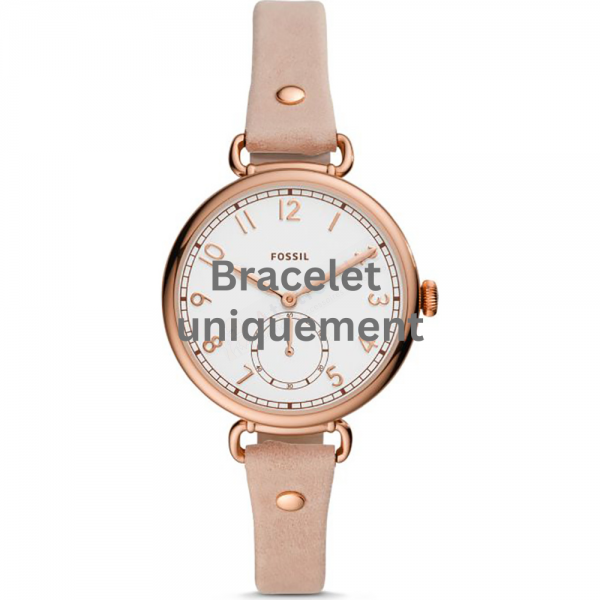 Bracelet cuir rose Fossil - JOSEY / ES4882-Bracelet de montre-AtelierNet