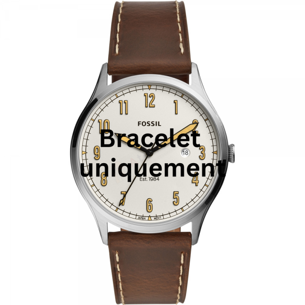 Bracelet cuir brun Fossil - FORRESTER / FS5589-Bracelet de montre-AtelierNet