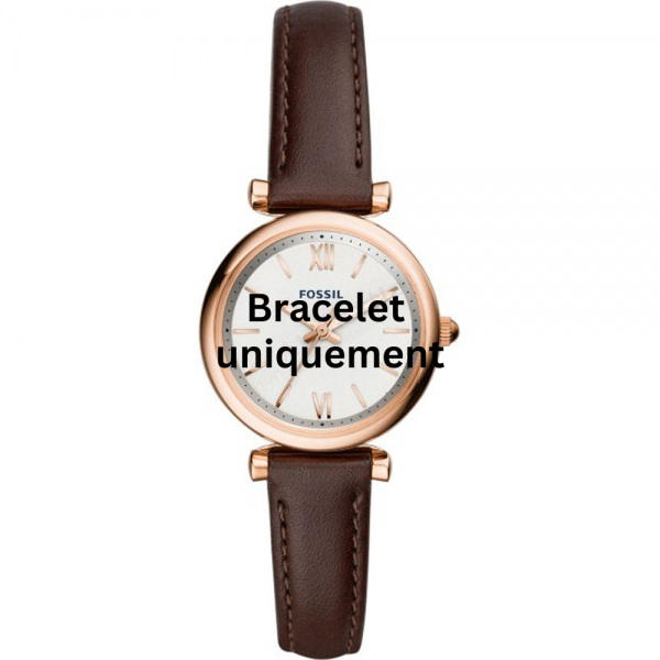 Bracelet cuir brun Fossil - CARLIE / ES4472 - ES4922-Bracelet de montre-AtelierNet