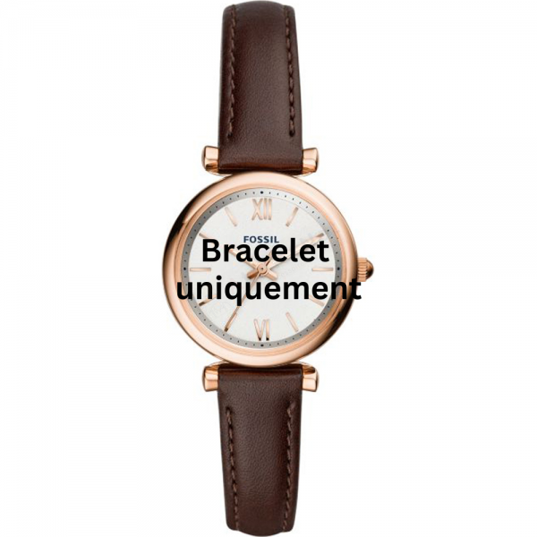 Bracelet leather brown Fossil - CARLIE / ES4472 - ES4922-Bracelets de montres-AtelierNet