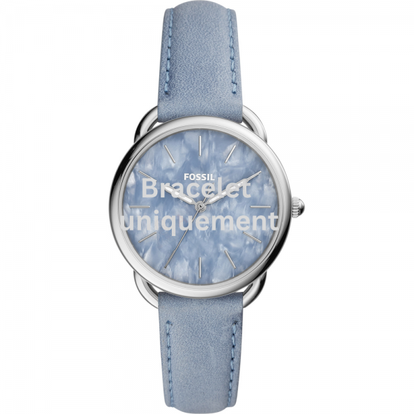 Bracelet leather blue Fossil - TAILOR / ES4418-Bracelets de montres-AtelierNet