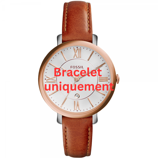 Bracelet cuir brun Fossil - JACQUELINE / ES3842-Bracelet de montre-AtelierNet