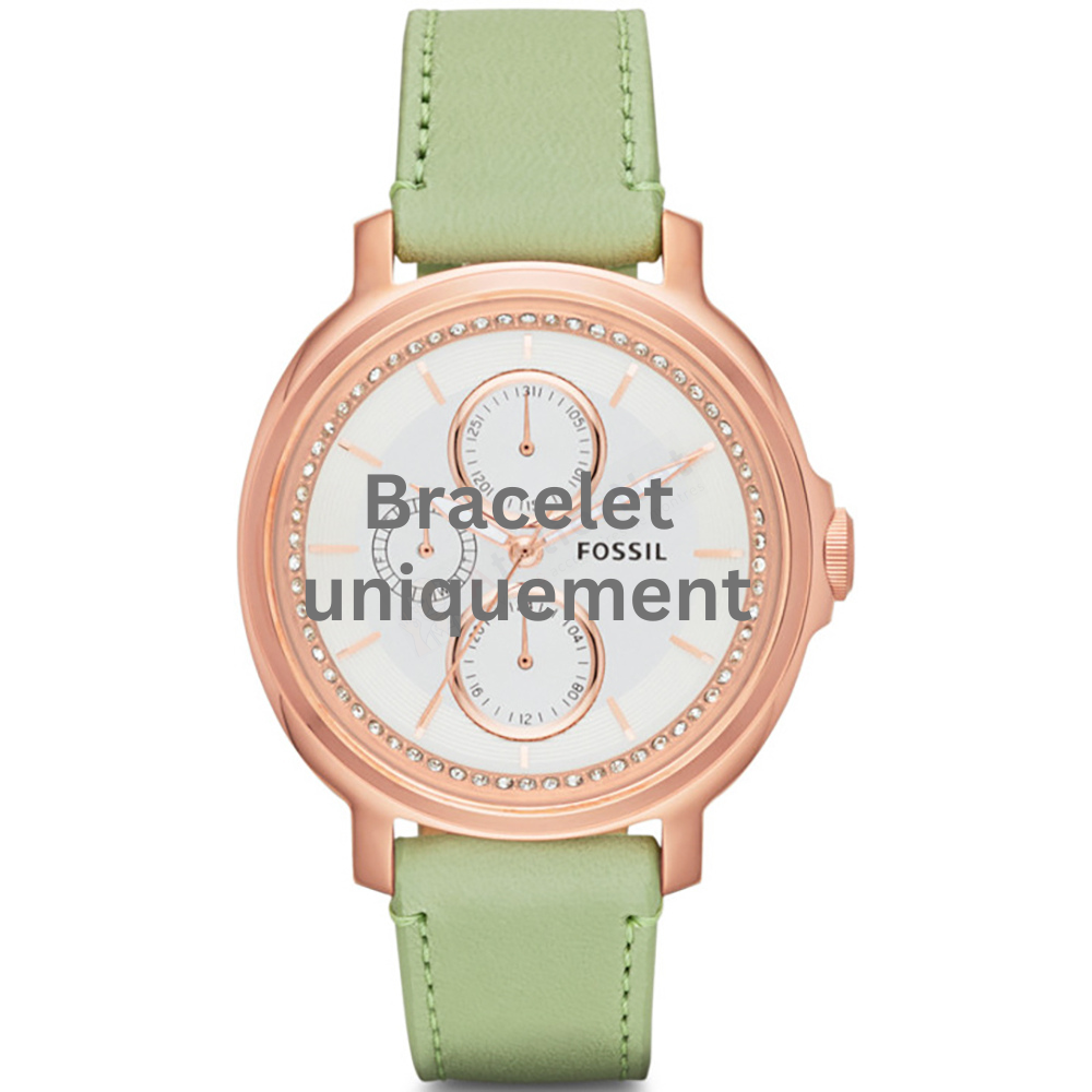 Bracelet cuir vert Fossil - CHELSEY / ES3357-Bracelet de montre-AtelierNet