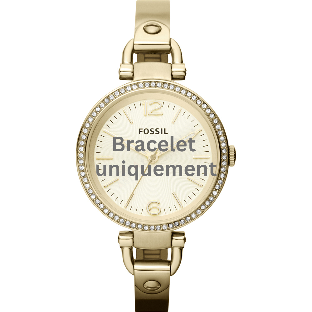 Bracelet metal gold Fossil - GEORGIA / ES3227 - ES3368 - ES3293-Bracelets de montres-AtelierNet
