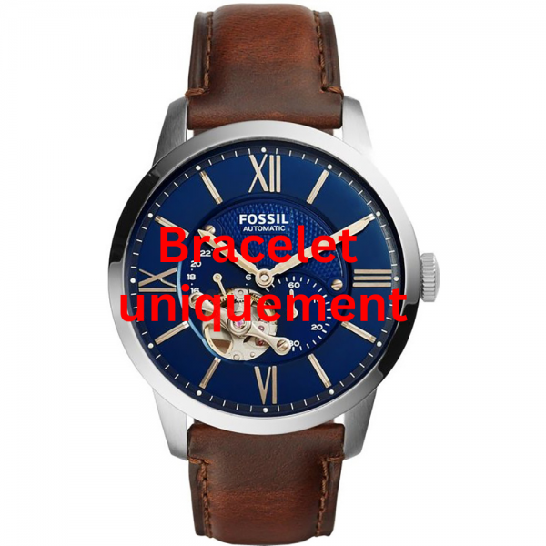 Bracelet leather brown Fossil - TOWNSMAN / ME3110-Bracelets de montres-AtelierNet