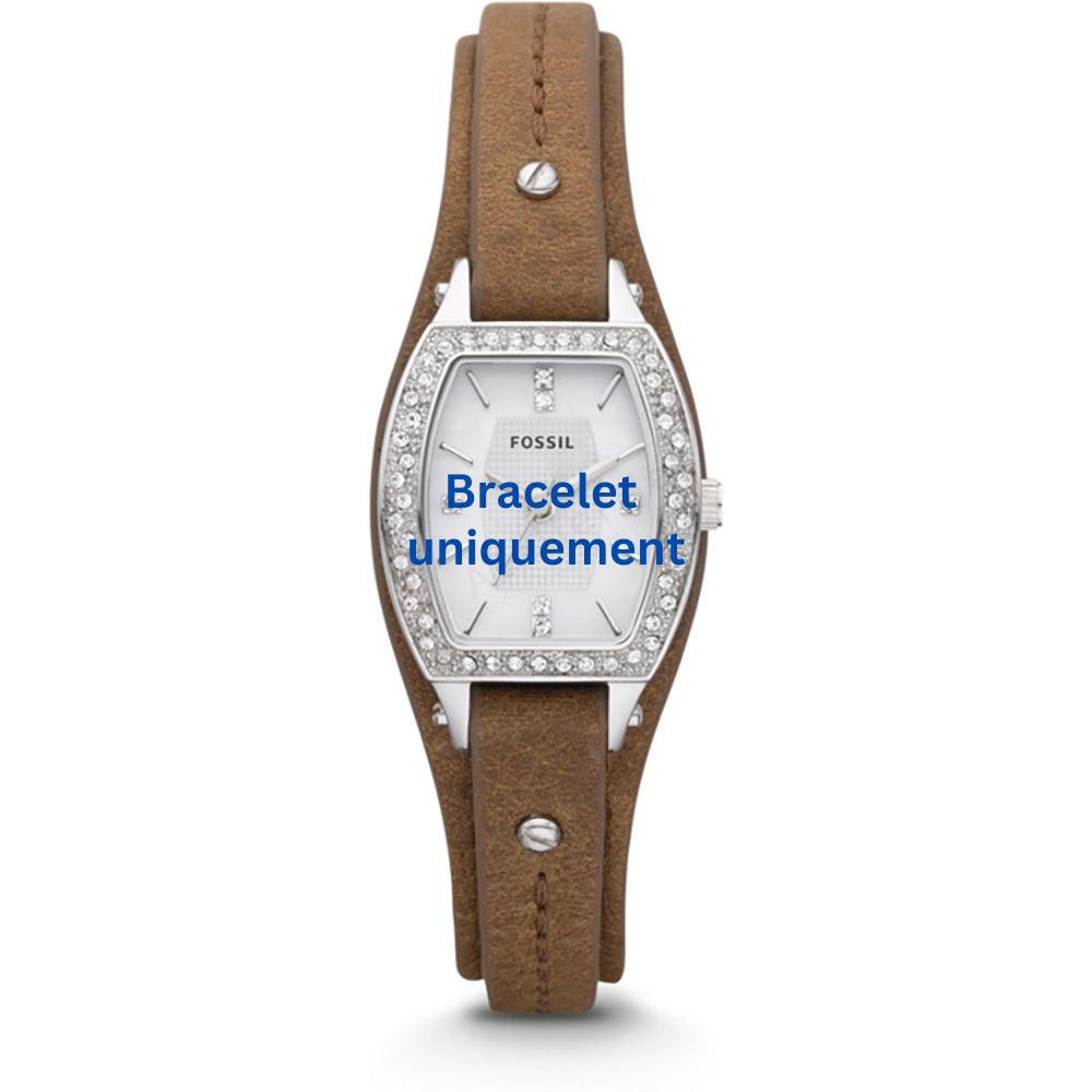 Bracelet leather brown Fossil - MARJORIE / JR1334-Bracelets de montres-AtelierNet