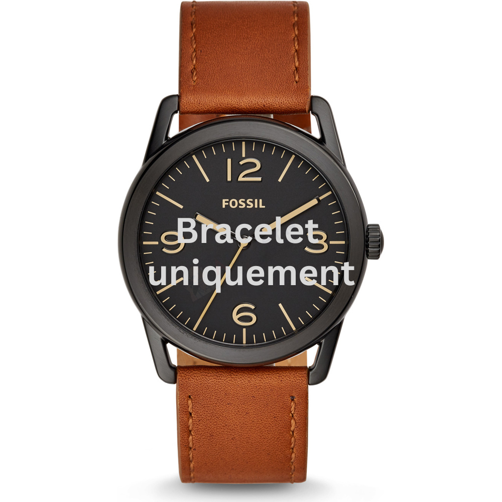Bracelet leather brown Fossil - LEDGER / BQ2305-Bracelets de montres-AtelierNet