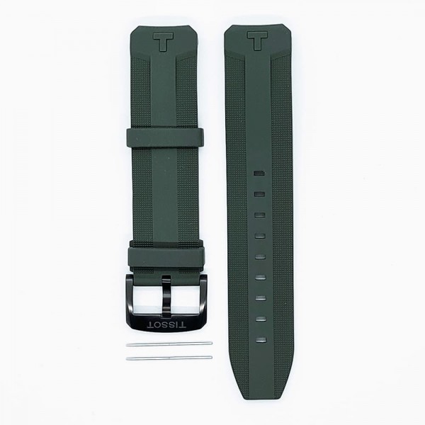 Bracelet silicone Tissot - TOUCH SOLAR / T603040810-Bracelet Montre Silicone / Caoutchouc-AtelierNet
