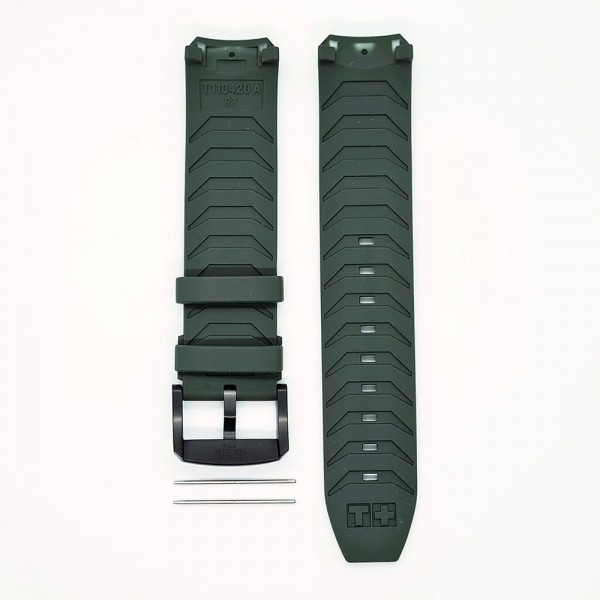 Bracelet silicone Tissot - TOUCH SOLAR / T603040810-Bracelet Montre Silicone-AtelierNet