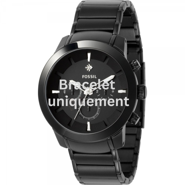 Bracelet métal noir Fossil - FS4531- FS4606-Bracelet de montre-AtelierNet