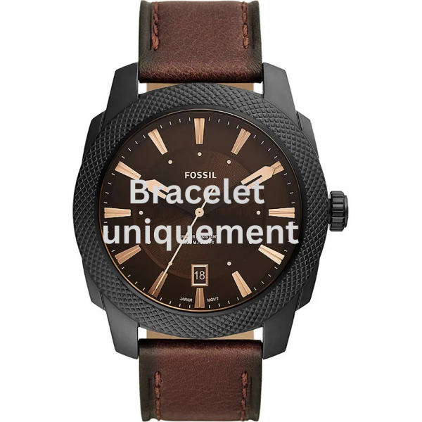 Bracelet leather brown Fossil - MACHINE / FS5972-Bracelets de montres-AtelierNet