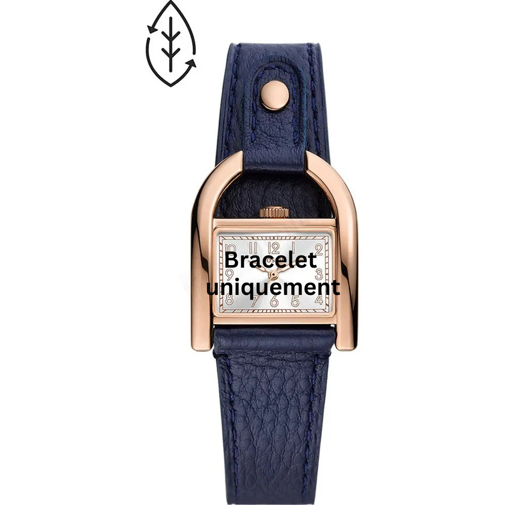 Bracelet leather blue Fossil - HARWELL / ES5266-Bracelets de montres-AtelierNet