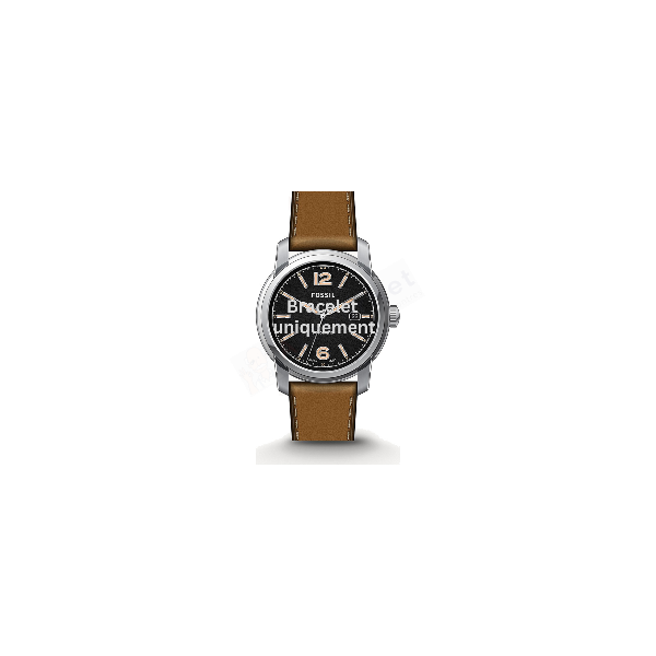 Bracelet cuir brun Fossil - HERITAGE / ME3233-Bracelet de montre-AtelierNet