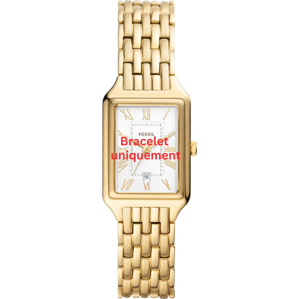 Bracelet metal gold Fossil - RAQUEL / ES5220-Bracelets de montres-AtelierNet