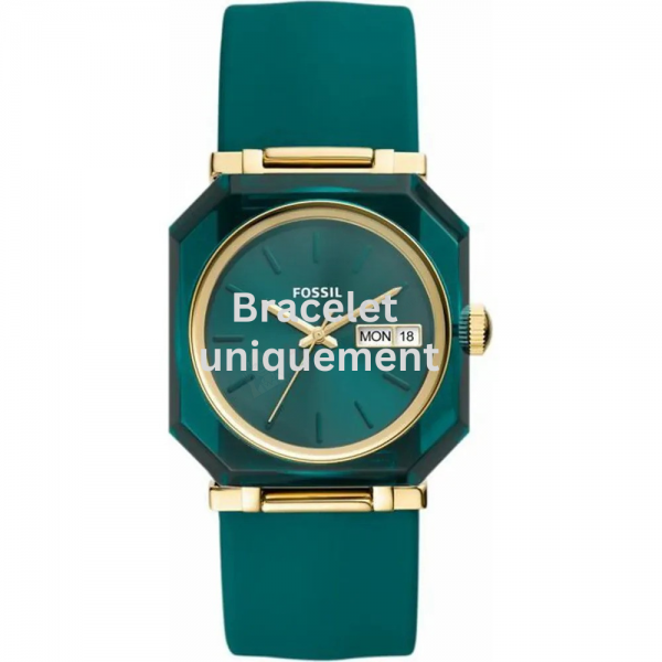 Bracelet caoutchouc vert Fossil - ROCK CANDY / ES5255-Bracelet de montre-AtelierNet