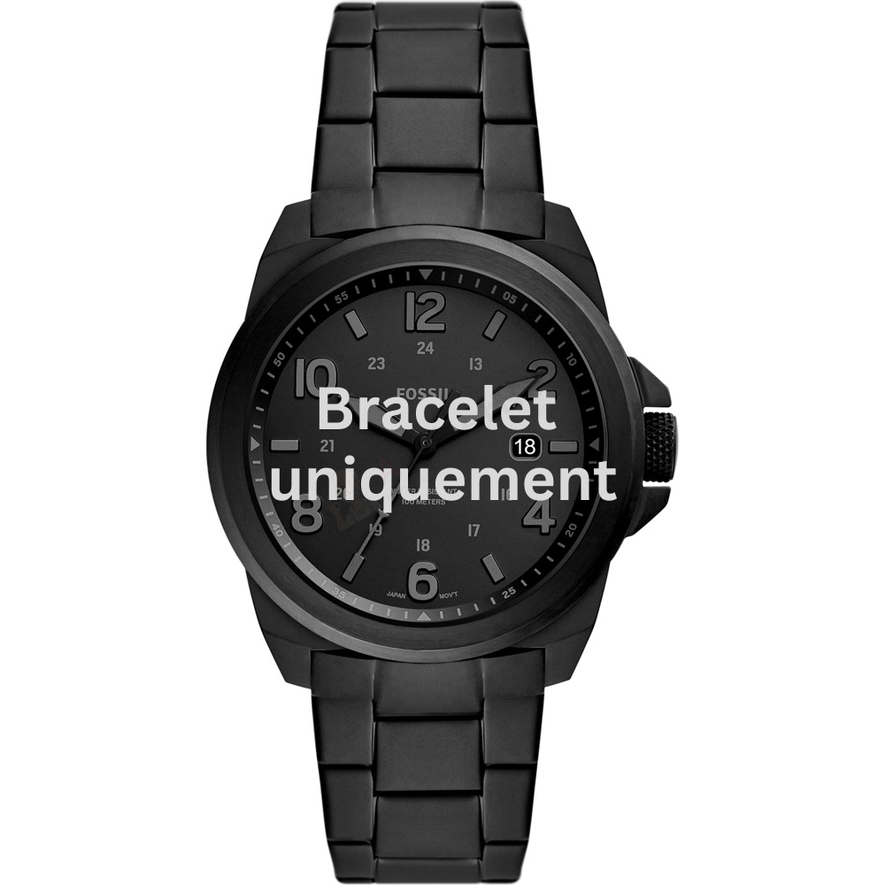 Bracelet metal black Fossil - BRONSON / FS5940-Bracelets de montres-AtelierNet