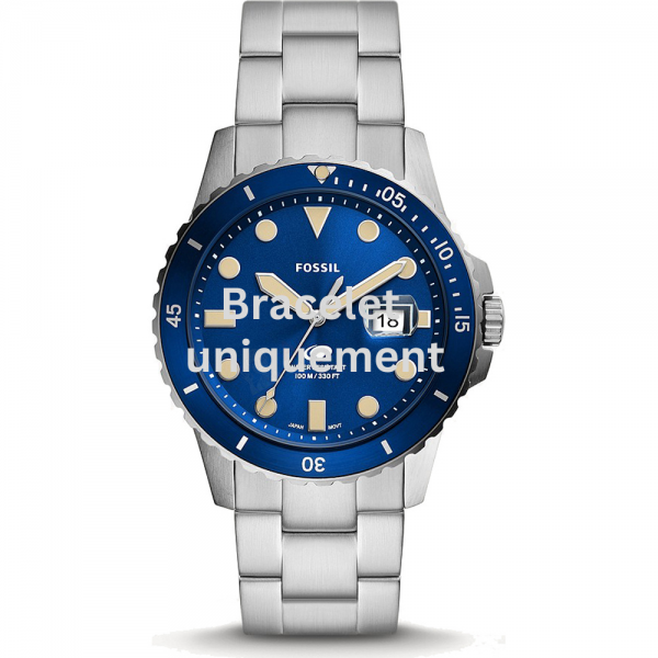 Bracelet métal argent Fossil - BLUE / FS5949 - FS5952-Bracelet de montre-AtelierNet