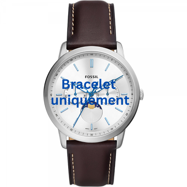 Bracelet cuir brun Fossil - NEUTRA MINIMALIST / FS5905-Bracelet de montre-AtelierNet