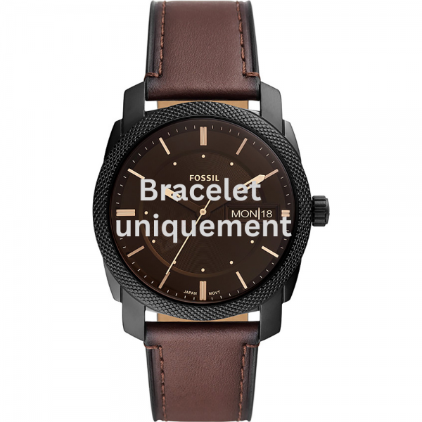 Bracelet leather brown Fossil - MACHINE / FS5901-Bracelets de montres-AtelierNet