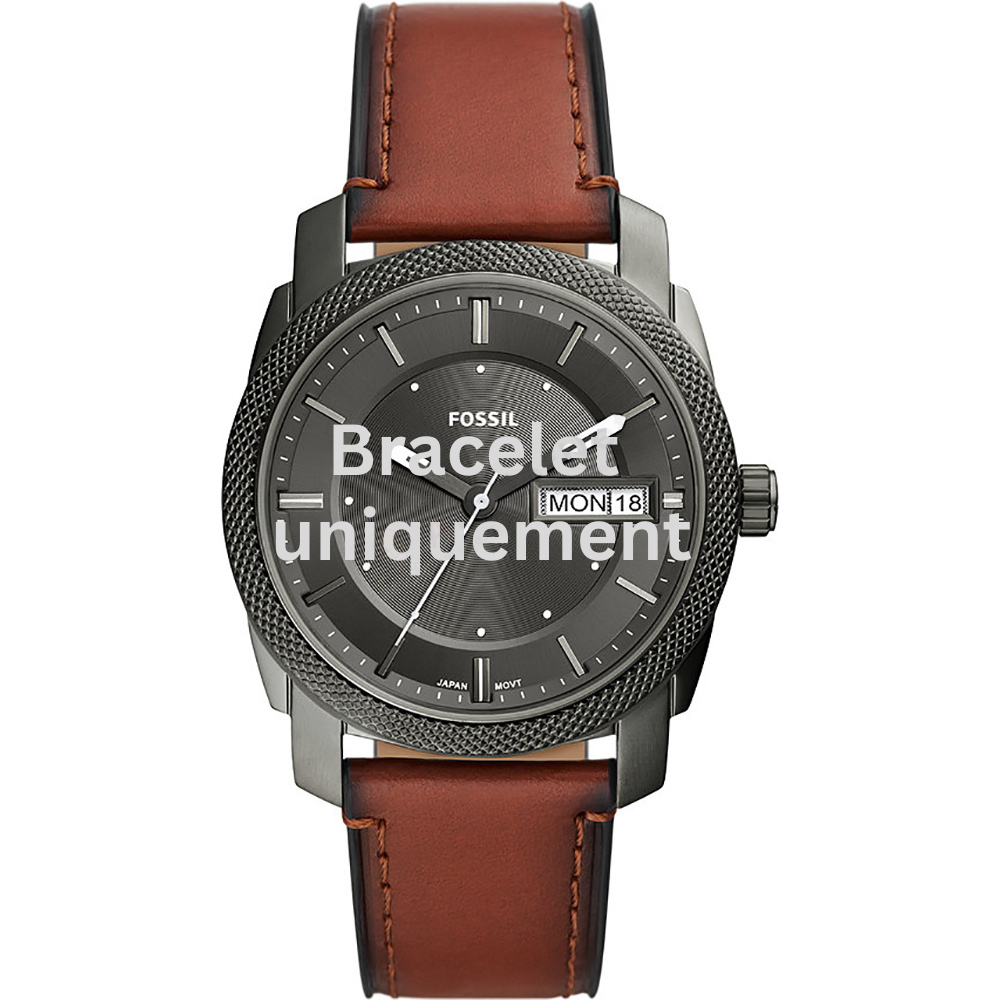 Bracelet leather brown Fossil - MACHINE / FS5900-Bracelets de montres-AtelierNet