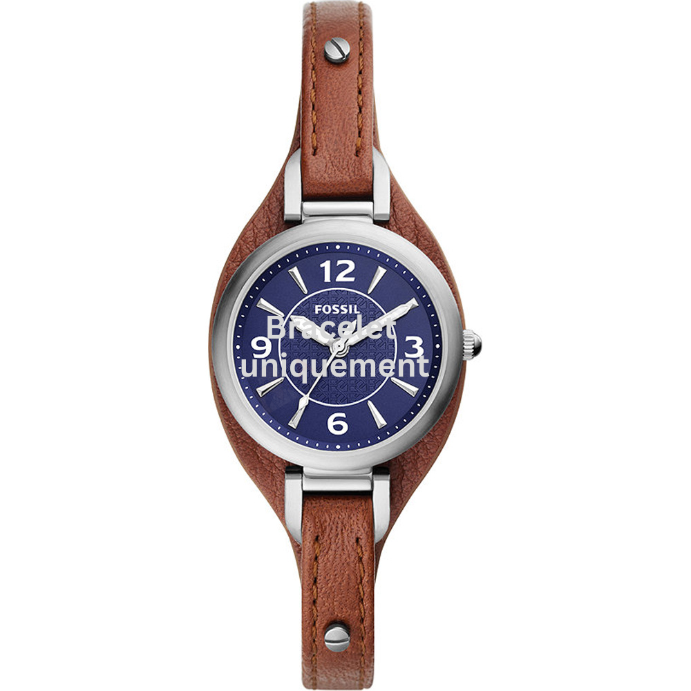 Bracelet leather brown Fossil - CARLIE / ES5205-Bracelets de montres-AtelierNet