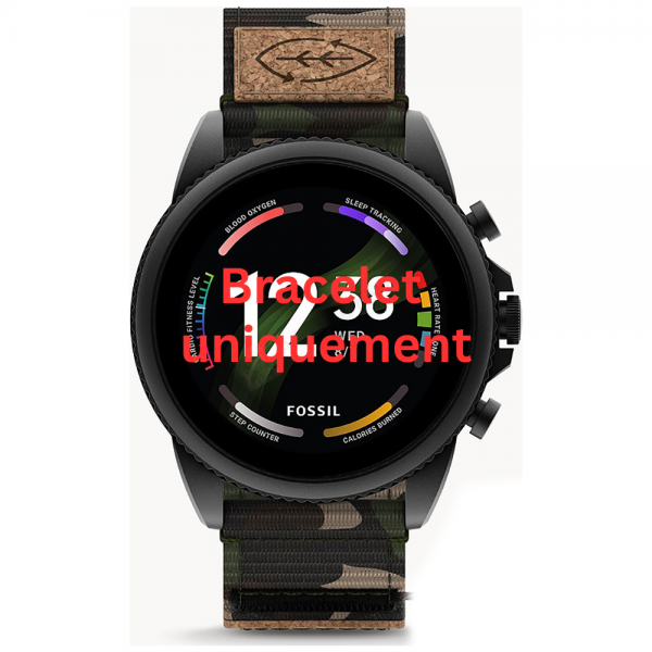 Bracelet textile vert Fossil - GEN 6 / FTW4063-Bracelet de montre-AtelierNet