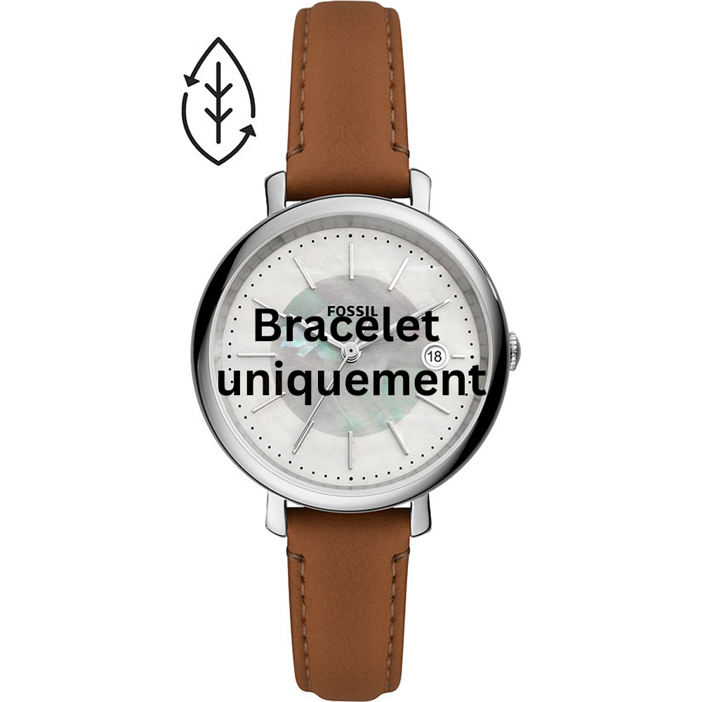 Bracelet leather brown Fossil - JACQUELINE / ES5090-Bracelets de montres-AtelierNet