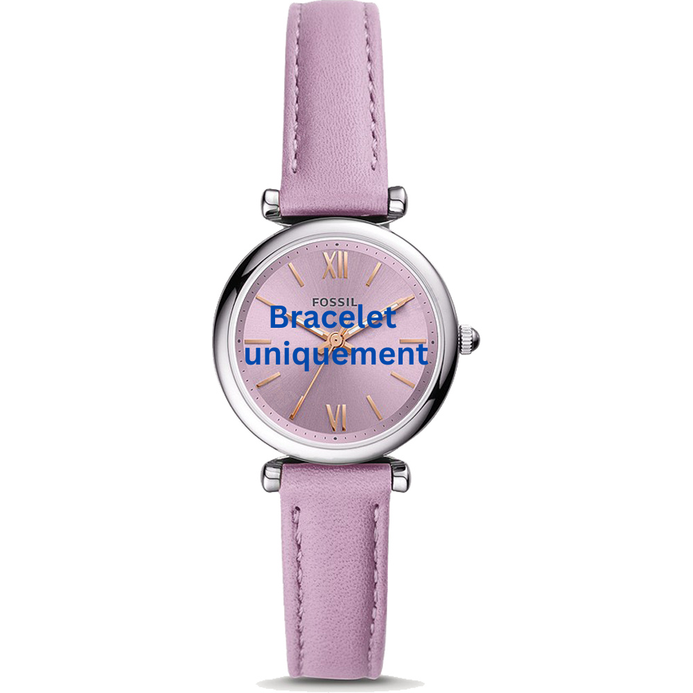 Bracelet cuir violet Fossil - CARLIE MINI / ES5102-Bracelet de montre-AtelierNet