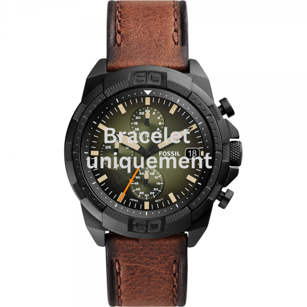 Bracelet cuir marron Fossil - BRONSON / FS5856-Bracelet de montre-AtelierNet