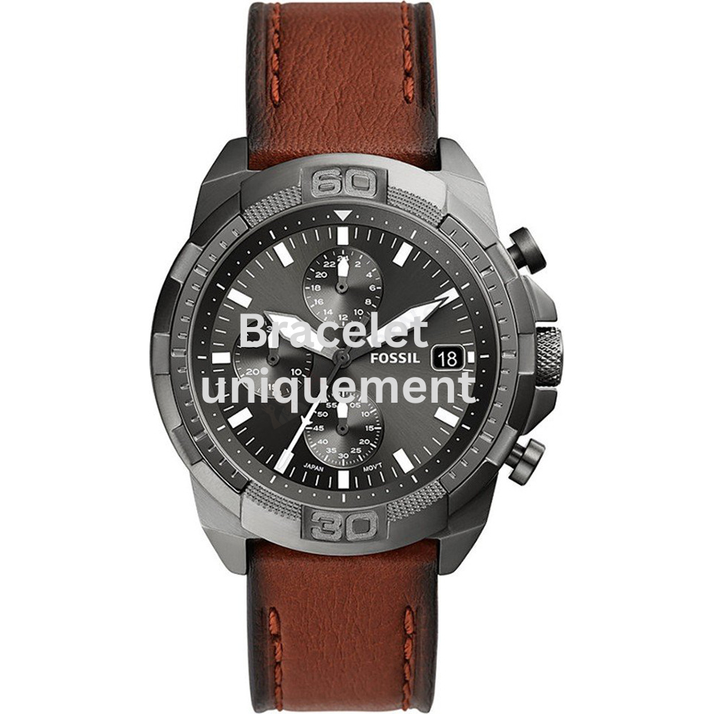 Bracelet cuir brun Fossil - BRONSON / FS5855-Bracelet de montre-AtelierNet
