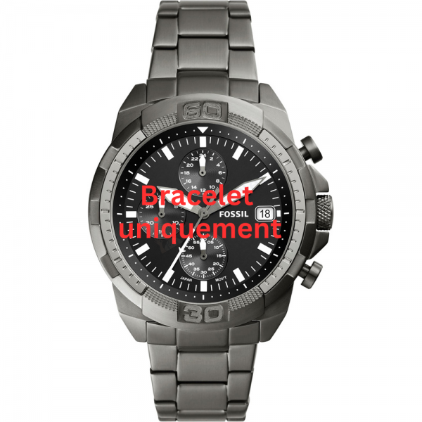 Bracelet metal grey Fossil - BRONSON / FS5852 - ME3218 - FTW7059-Bracelets de montres-AtelierNet