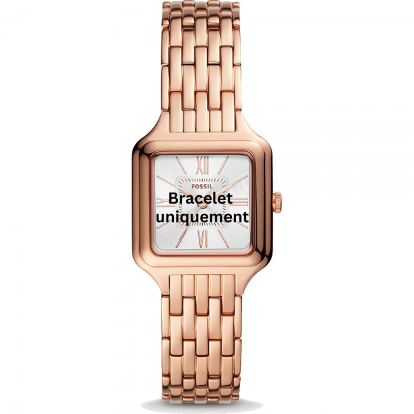 Bracelet metal rose gold Fossil - RAQUEL / ES5080-Bracelets de montres-AtelierNet