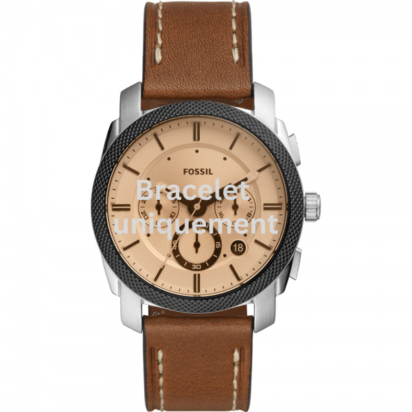 Bracelet cuir brun Fossil - MACHINE / FS5620-Bracelet de montre-AtelierNet