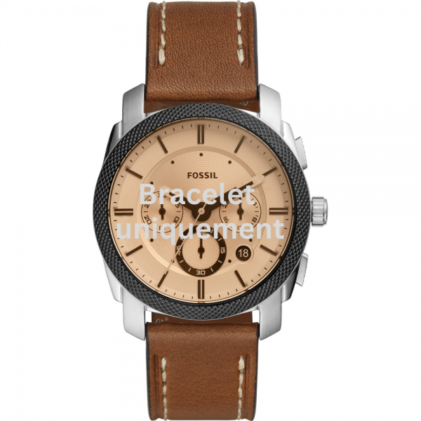 Bracelet leather brown Fossil - MACHINE / FS5620-Bracelets de montres-AtelierNet