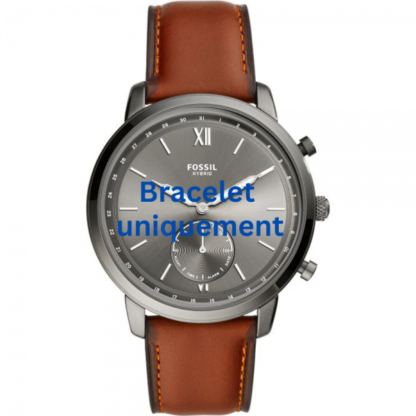 Bracelet cuir brun Fossil - Q NEUTRA / FTW1194-Bracelet de montre-AtelierNet