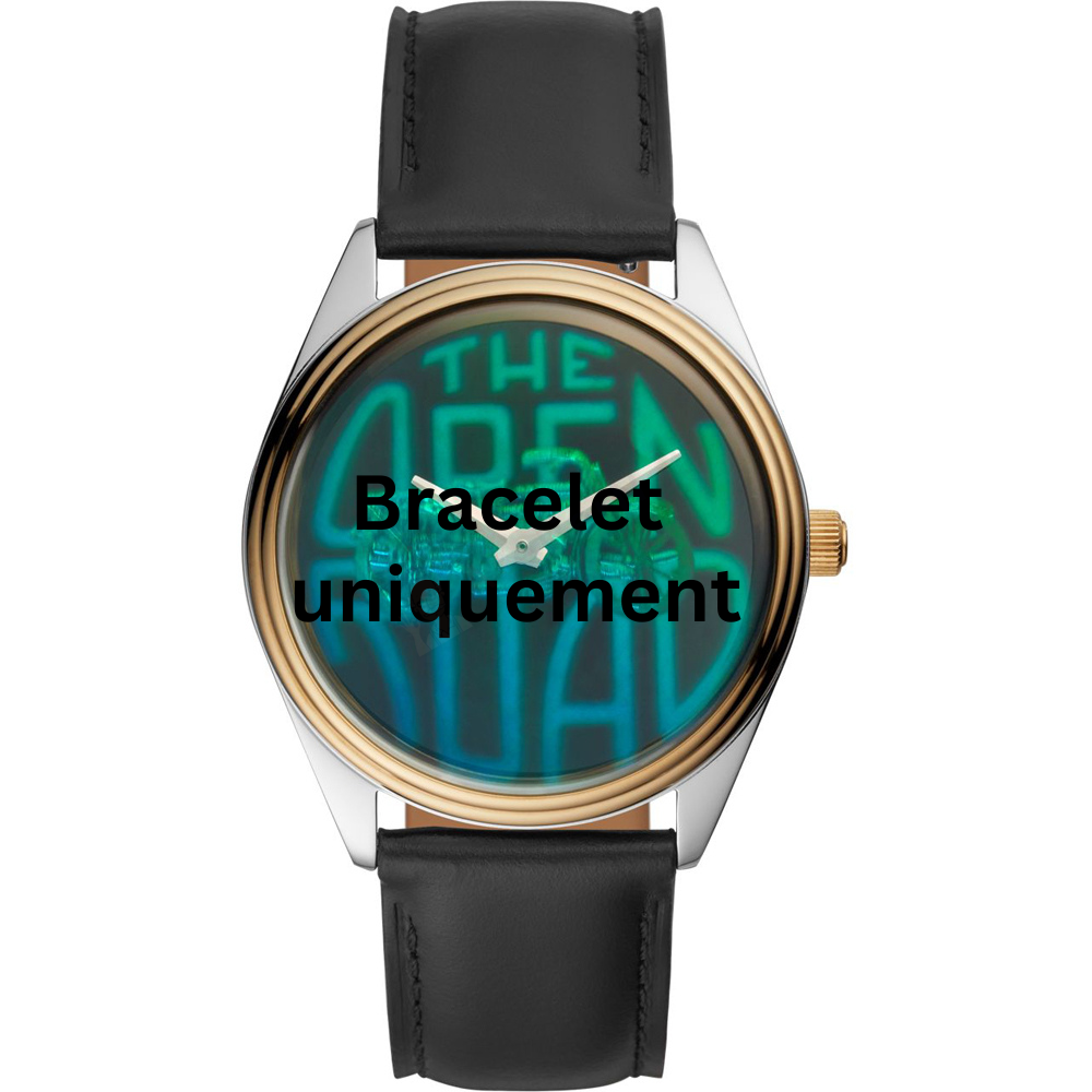 Bracelet cuir noir Fossil - THE ARCHIVAL SERIES / LE1054-Bracelet de montre-AtelierNet