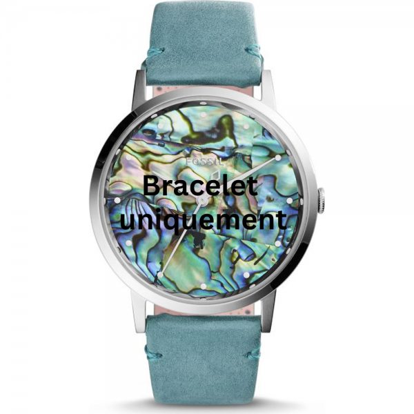 Bracelet leather turquoise Fossil - VINTAGE MUSE / ES4166-Bracelets de montres-AtelierNet