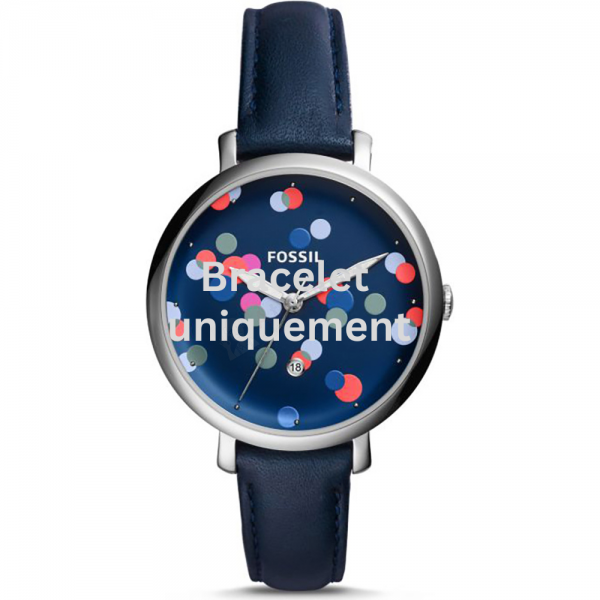 Bracelet leather blue Fossil - JACQUELINE / ES4103 - ES4324-Bracelets de montres-AtelierNet